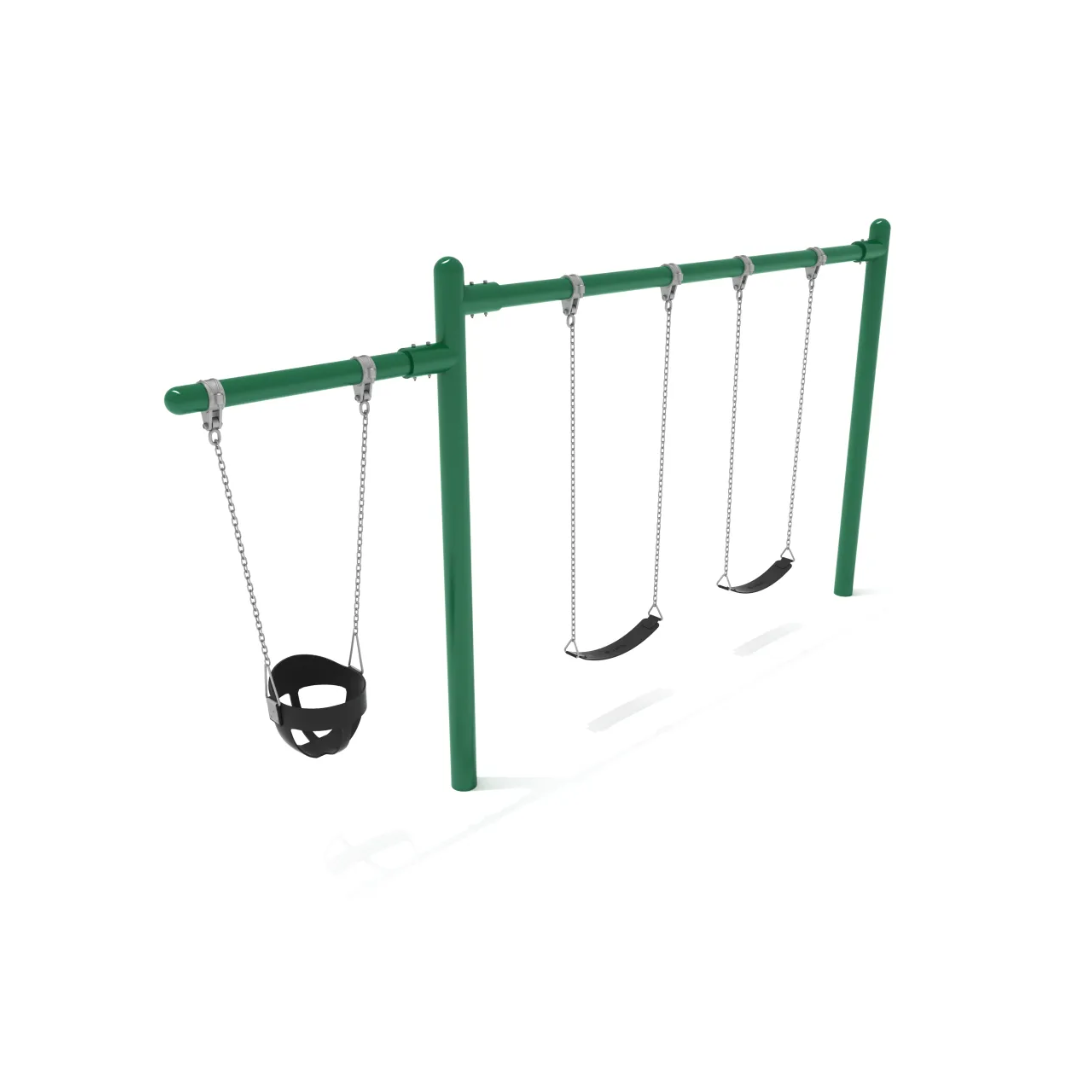 7/8' Single Post 1 Bay 1 Cantilever Swing