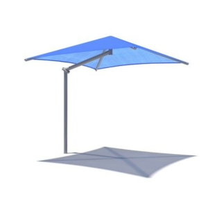 Single Post Pyramid Cantilever