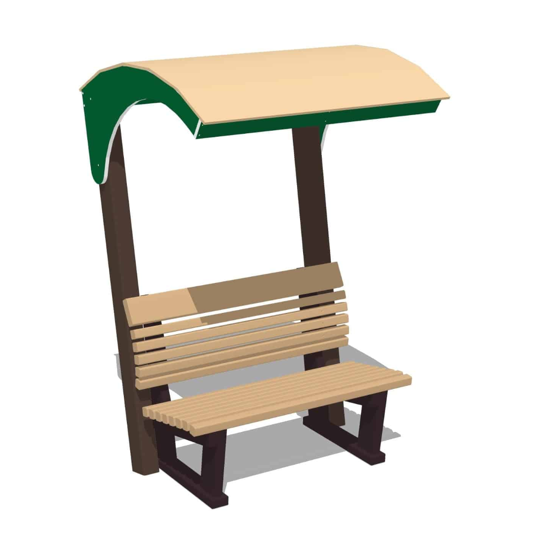 Ergo-Eco Bench with Roof