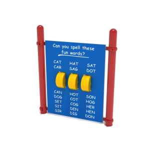 Freestanding Spelling Panel with Posts