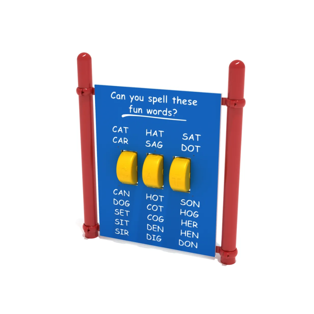 Freestanding Spelling Panel with Posts